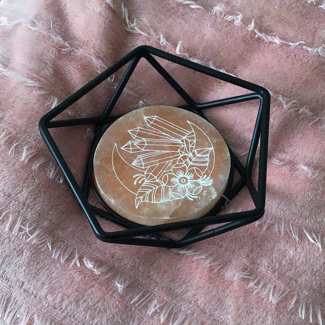 Peach selenite