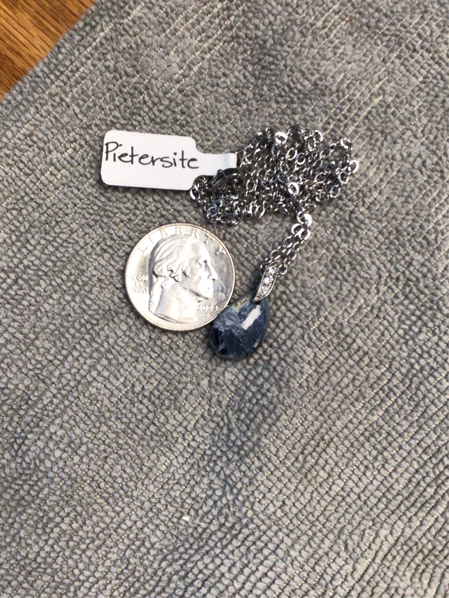 Pietersite necklace