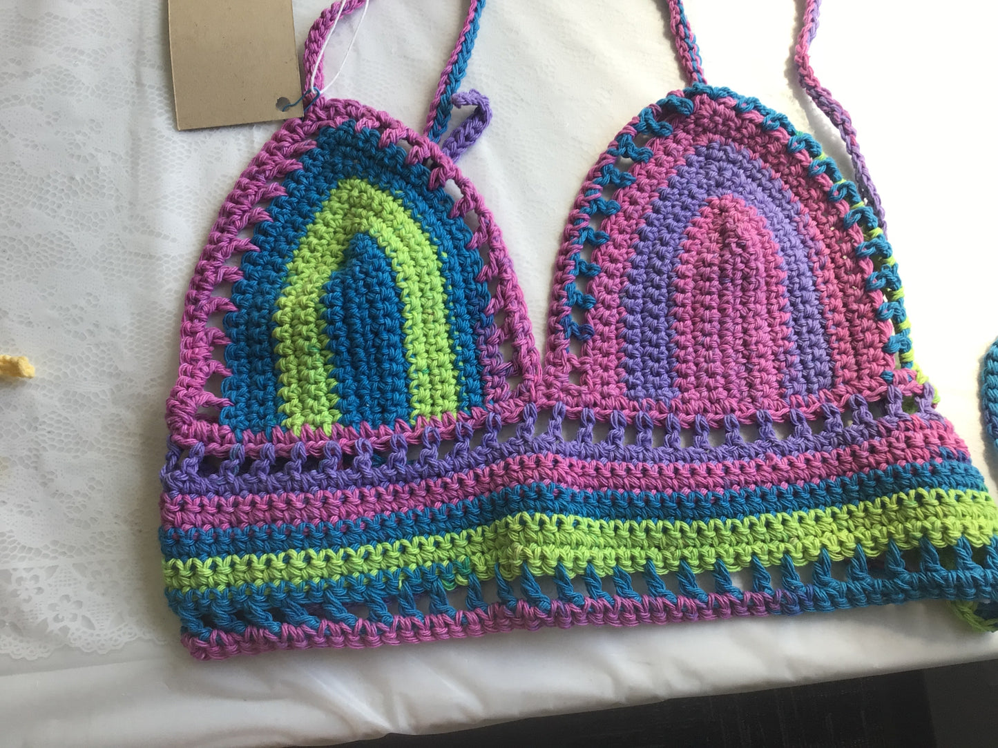 Cozy Crochet Bikini Style Summer Top