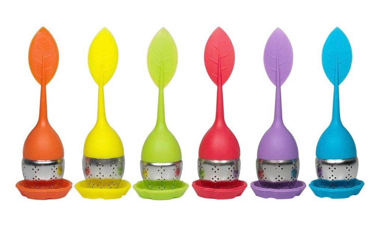 Leaf Shape Silicone Tea Infuser - (304
Stainless Steel)