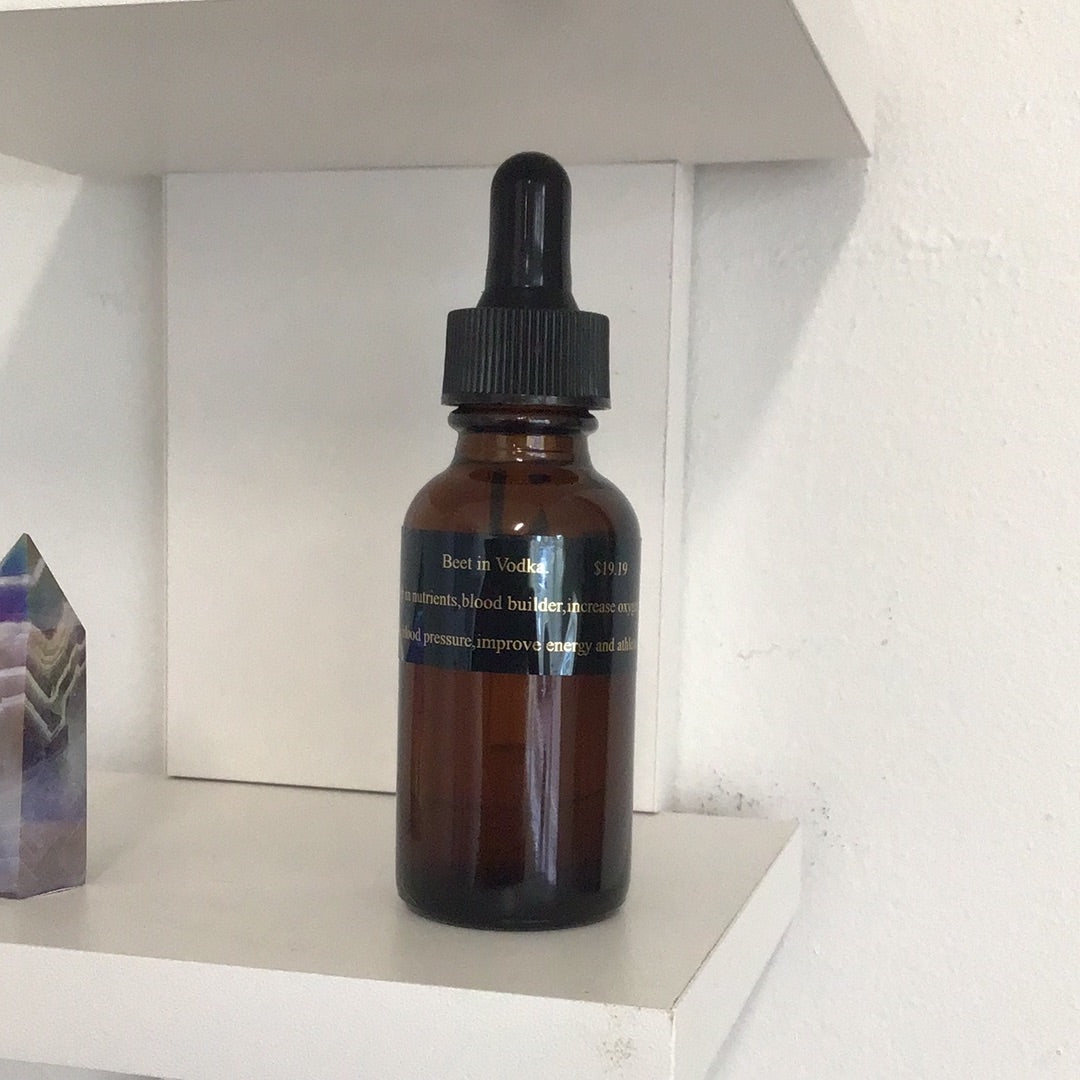 Beet Tincture in Vodka