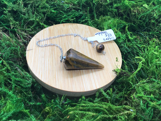 Tigers Eye Pendulum