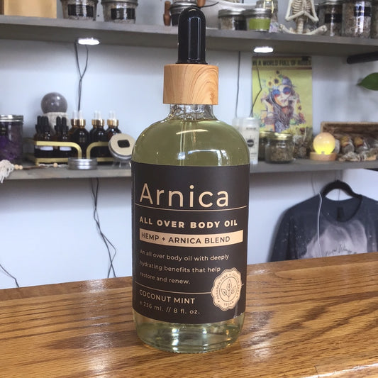 Coconut Mint Arnica Infused Oil