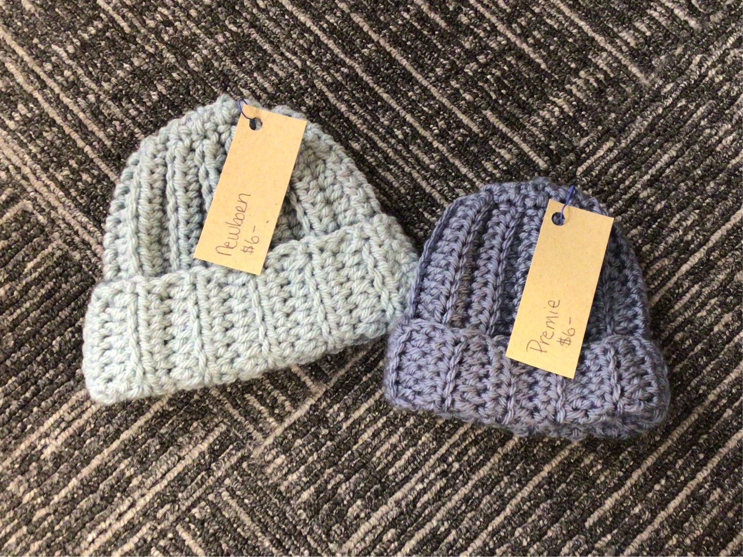 Crotchet hats- babies