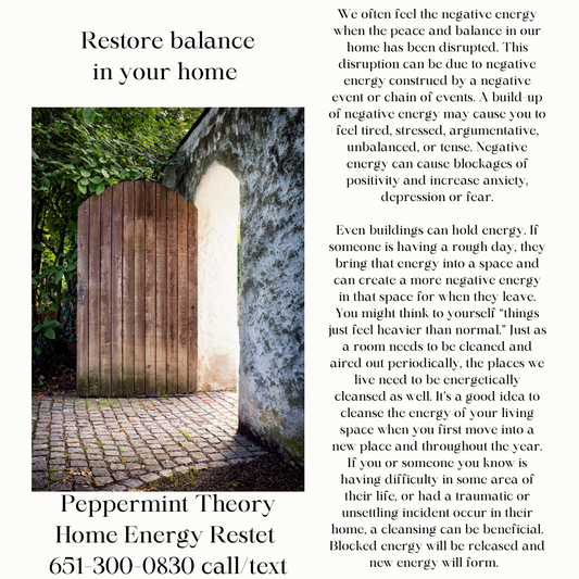 (Consult) Home Energy Reset + Blessing