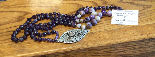 Amethyst hand knotted Necklace