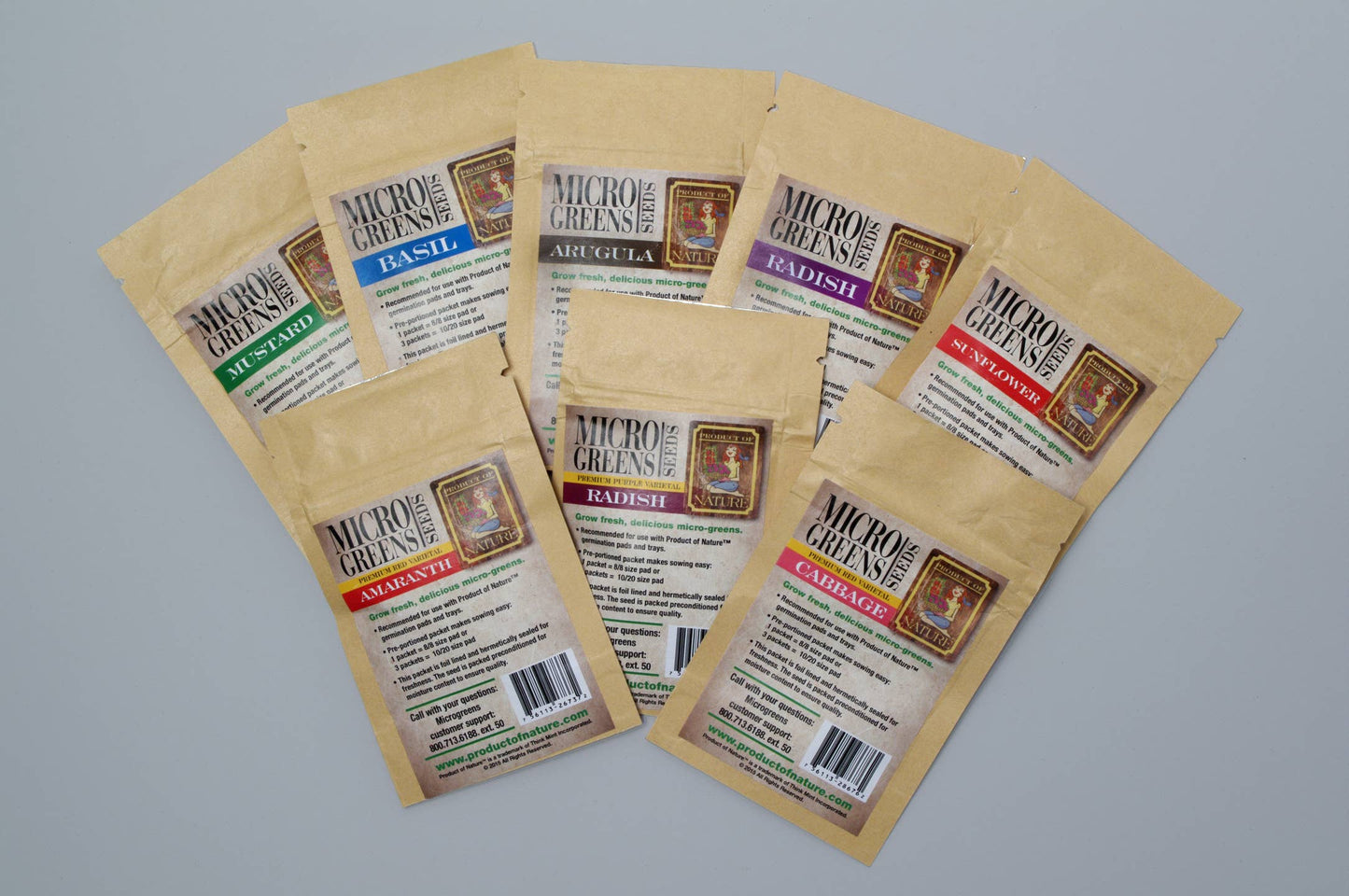 MicroGreens Seed Packets