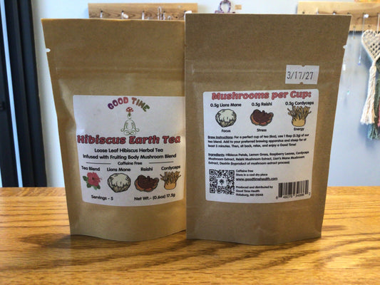 Hibiscus Herbal Mushroom Tea