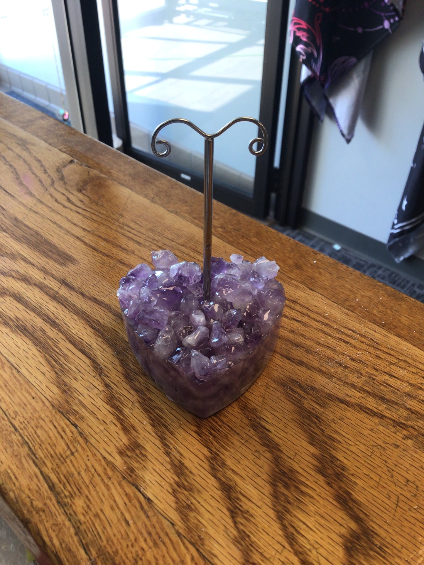 Photo stand amethyst