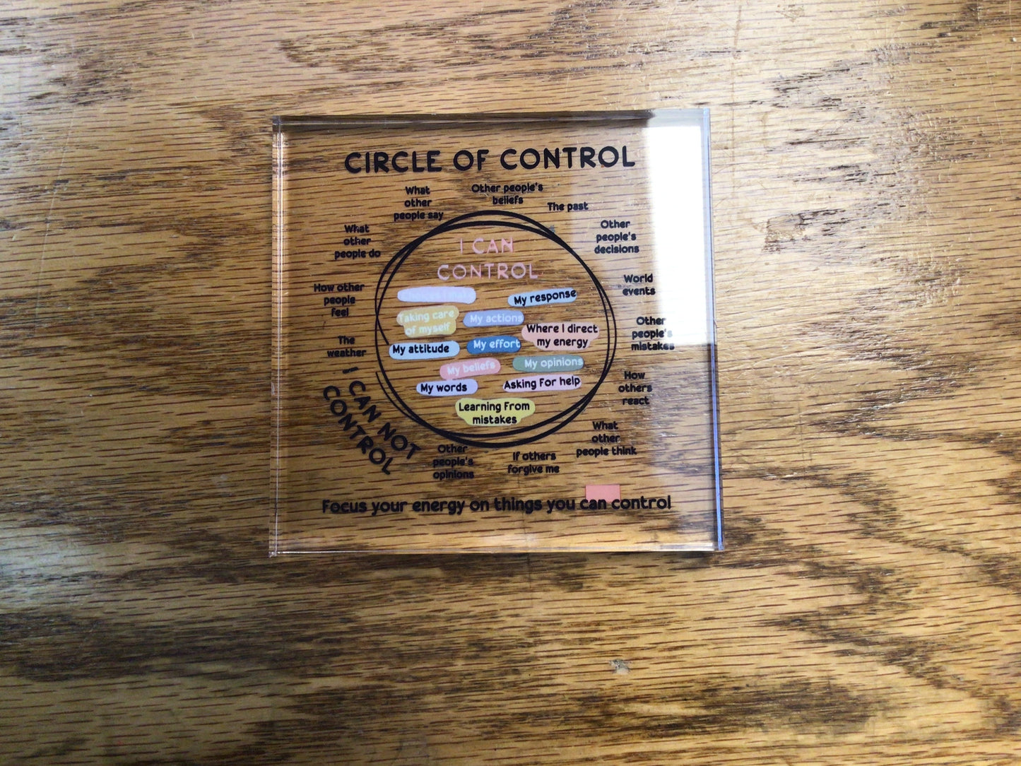 Circle of control