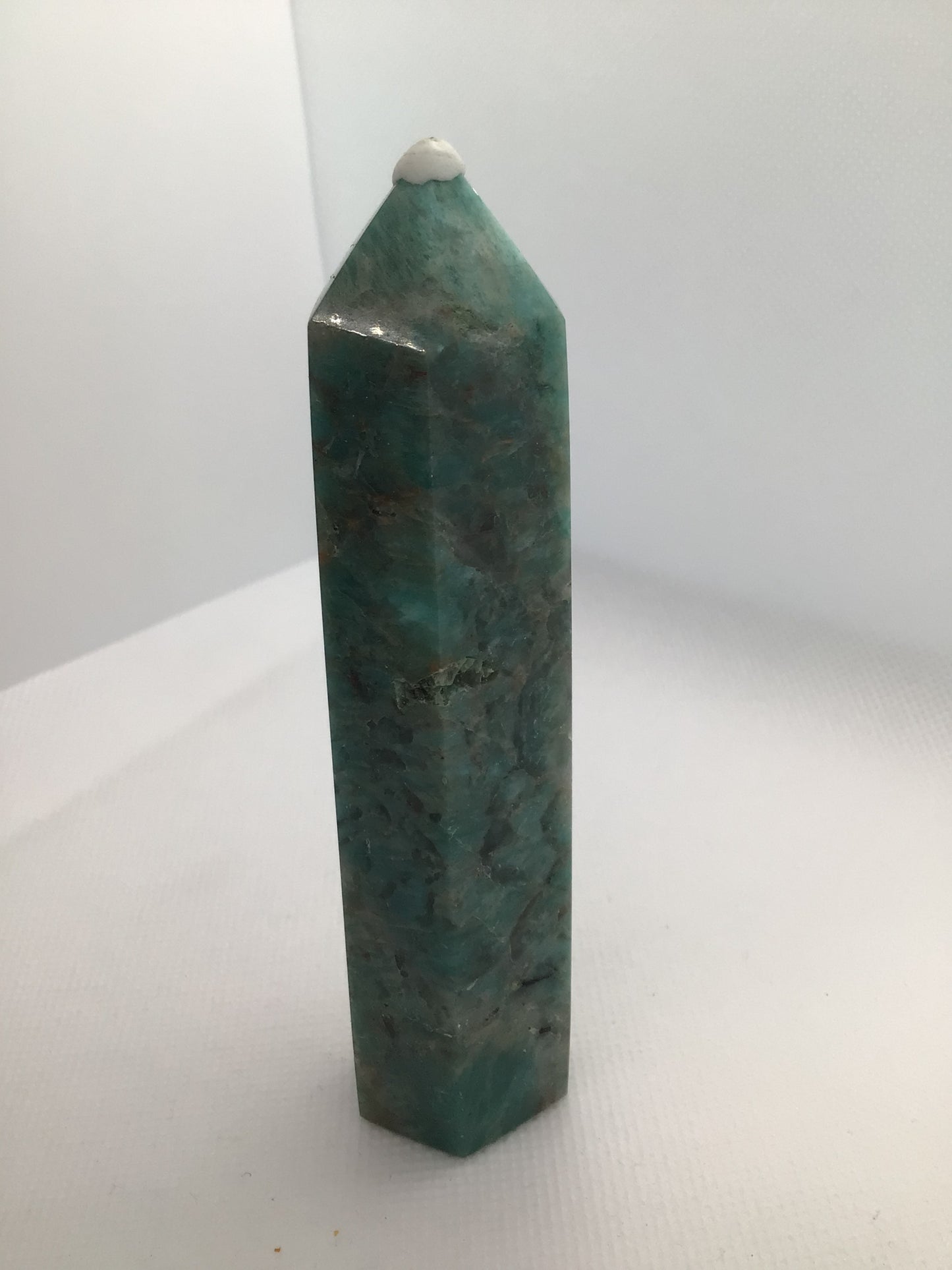 Amazonite & Smokey Quartz Tower