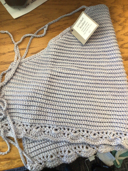 Crotchet halter