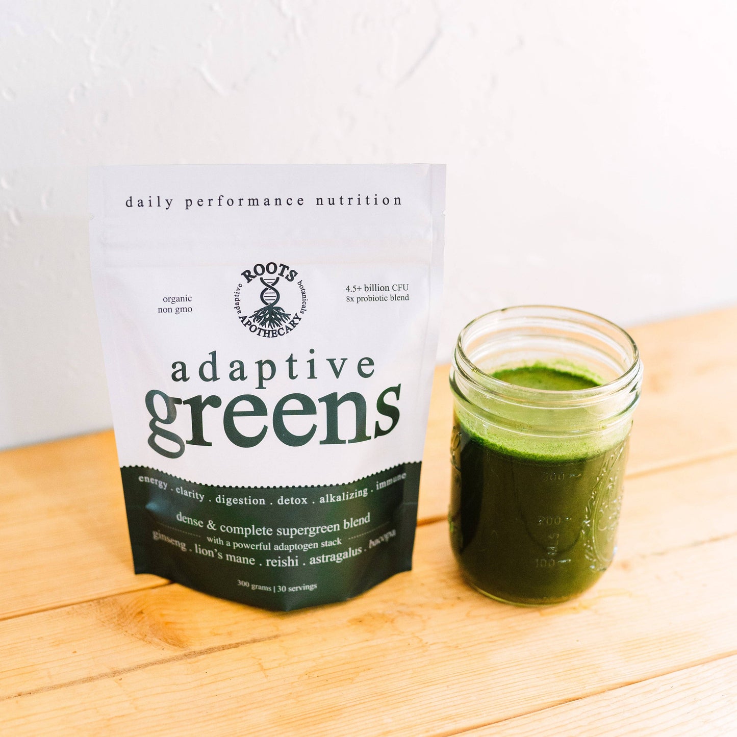 Adaptive greens. performance superfood.