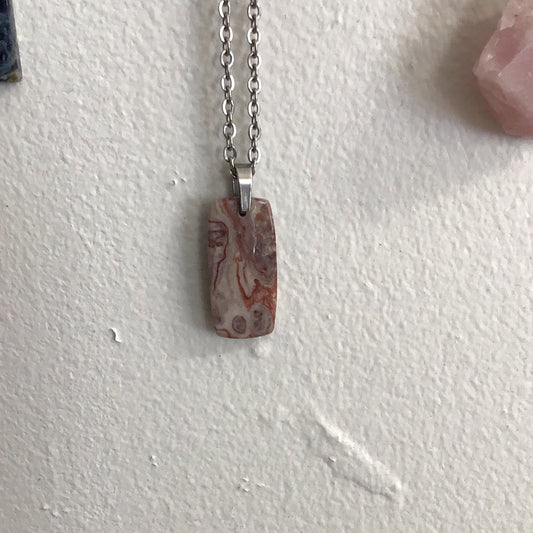 Rhodochrosite necklace