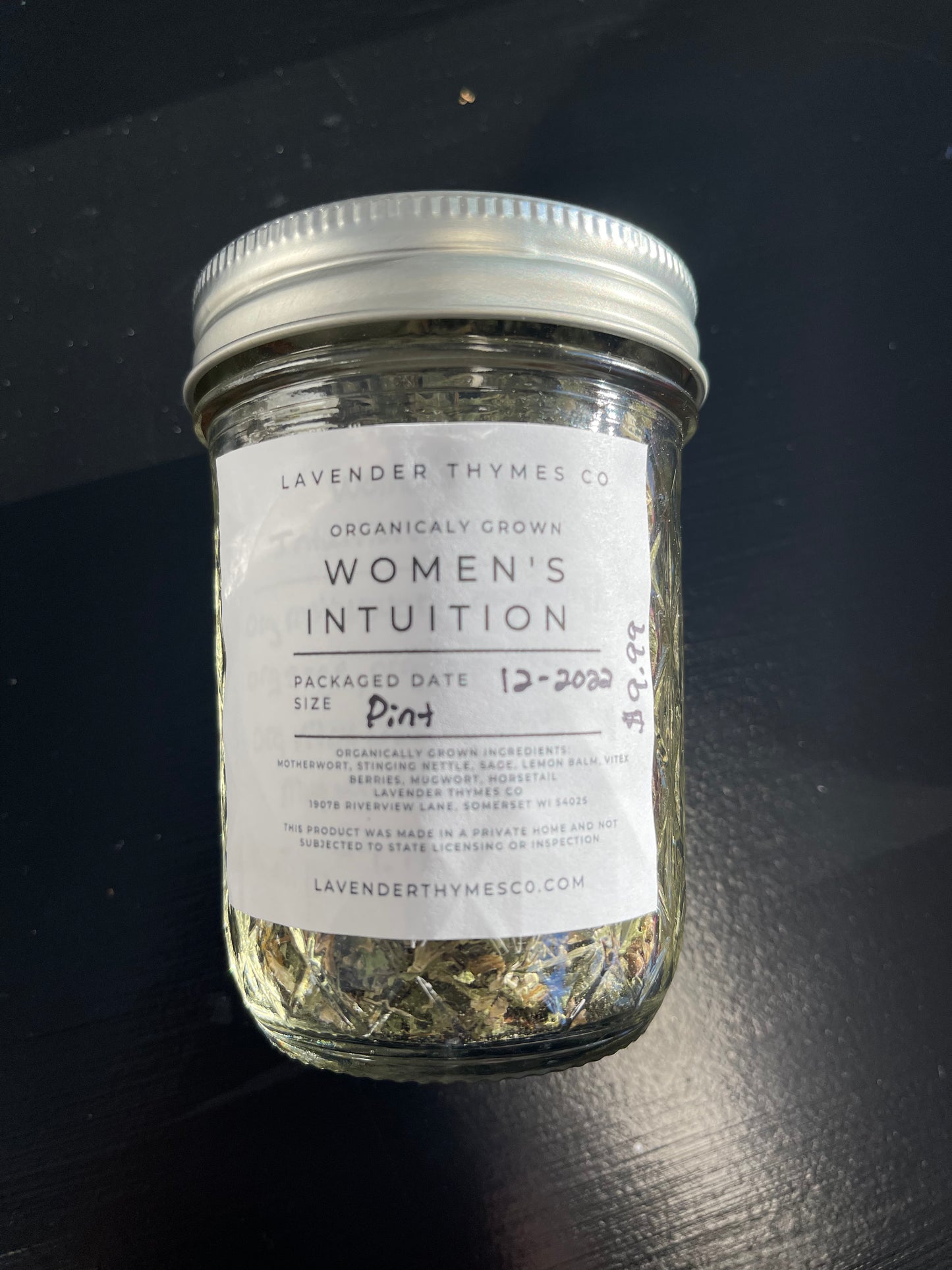 Organic Women’s Intuition Tea Blend