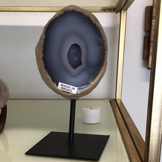 Agate on stand