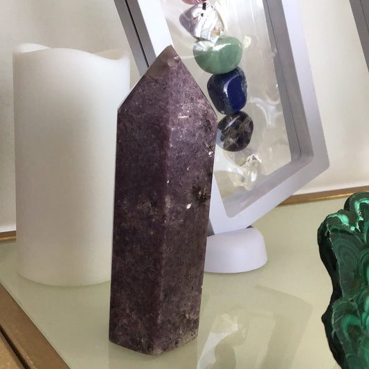 Crystal Tower Lepidolite