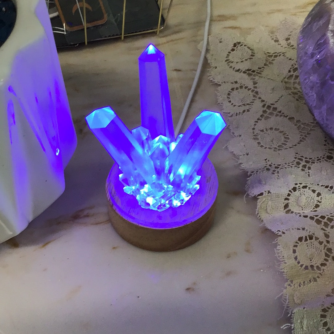 Light up multi color Sphere holder